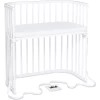 Babybay Boxspring Cama Supletoria Blanco Con Colchón Class Ic Cotton Soft