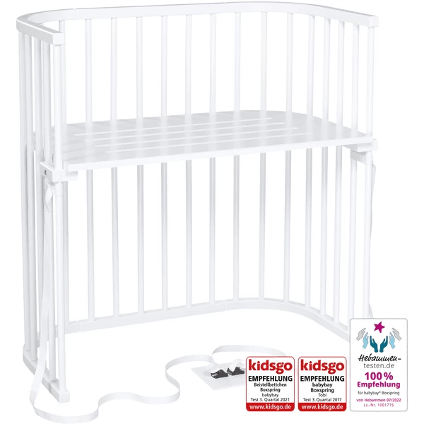 Babybay Boxspring Cama Supletoria Blanco Con Colchón Class Ic Cotton Soft - Imagen 5