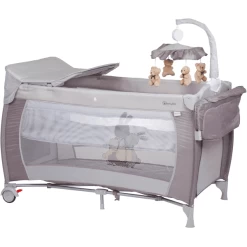 BabyGO Cuna De Viaje Sleeper Delux - Beige