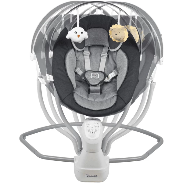 BabyGO Hamaca Cuddly Anthracite - Imagen 3