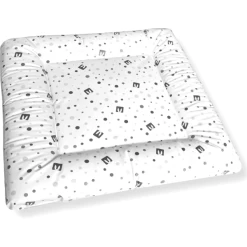 Bianconiglio Kids ® Cambiador FLAFFI Blanco/gris 60 X 60 Cm