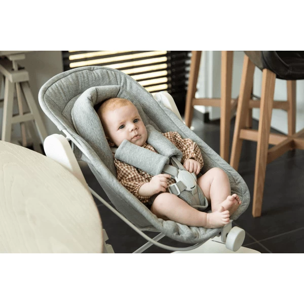 CHILDHOME Asiento Recién Nacido Para Trona Gris/blanco - Imagen 5