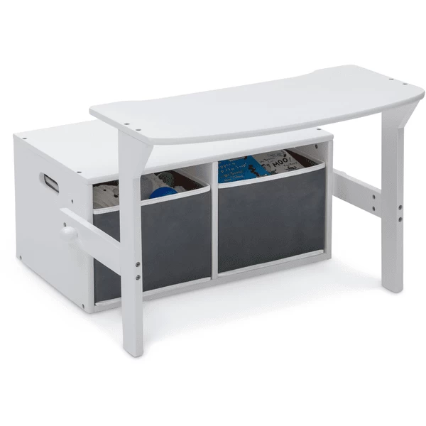 Delta Children Delta Child Ren MySize Banco De Actividades Reversible Con Almacenaje - Blanco - Imagen 4