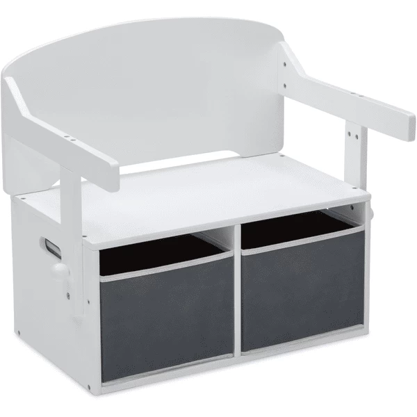 Delta Children Delta Child Ren MySize Banco De Actividades Reversible Con Almacenaje - Blanco