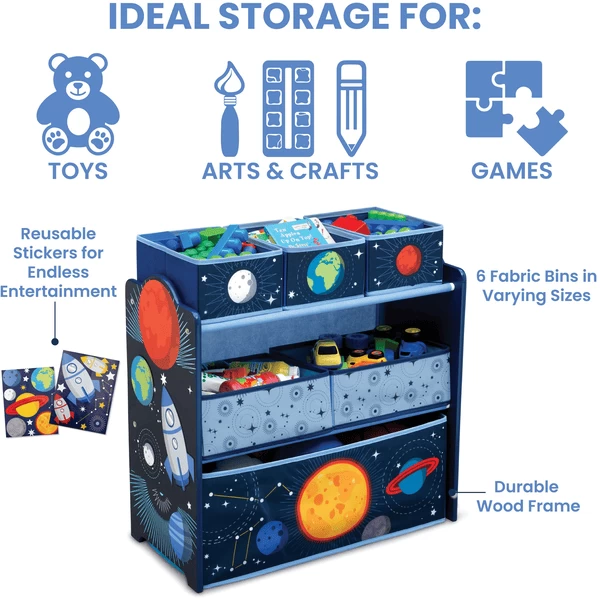 Delta Children Delta Child Ren Space Adventure S Toy Organizer - Imagen 4