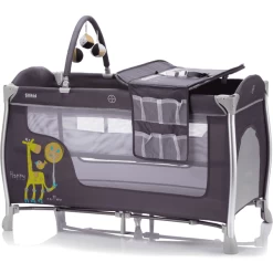 Fillikid Cuna De Viaje ALU Mailand Gris