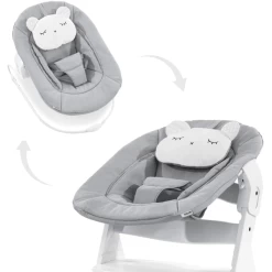 Hauck Hamaca Para Trona Alpha Bouncer 2en1 Pastel Bear Light Grey