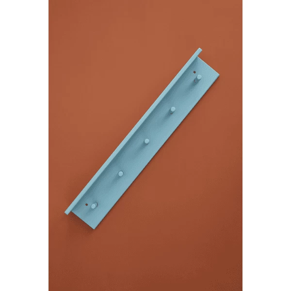 Kids Concept ® Estantería Con Ganchos Estrella, Turquesa - Imagen 3