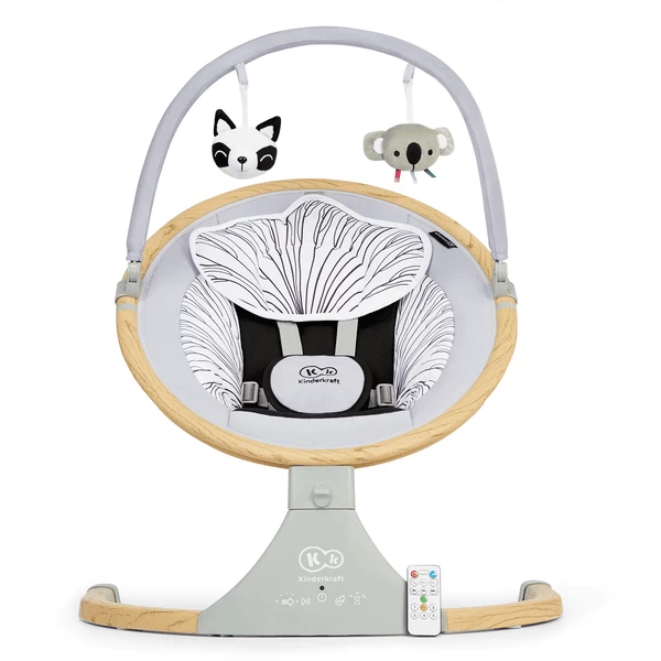 Kinderkraft Hamaca Infantil LUMI Madera - Imagen 4