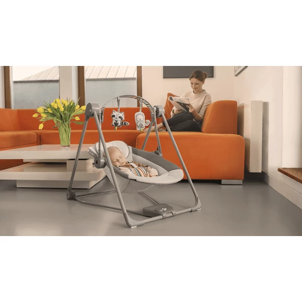 Lionelo Hamaca Para Bebé Otto Grey Concrete - Imagen 2