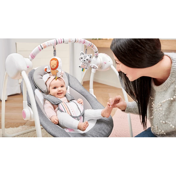 Lionelo Hamaca Para Bebé Ruben Pink Baby - Imagen 2