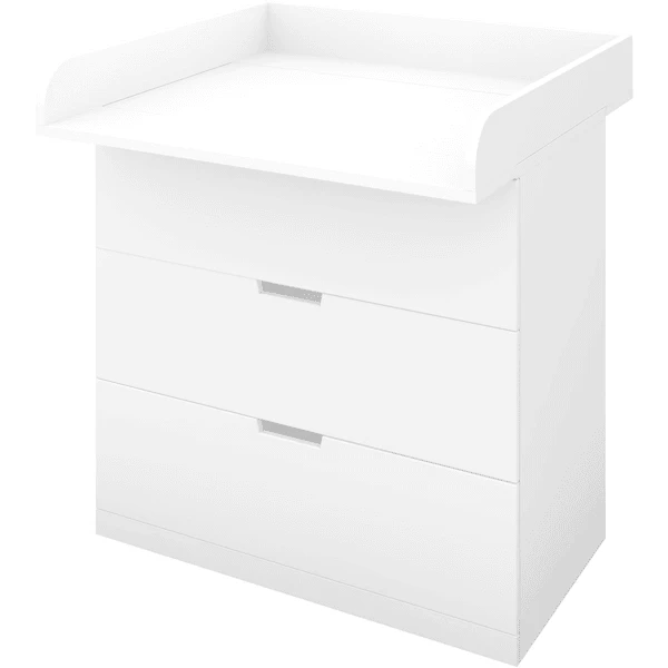 Polini Cambiador Infantil Para IKEA Malm Hemnes Y Nordli Blanco - Imagen 2