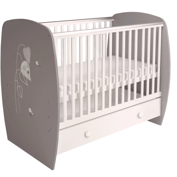 Polini Kids Cuna French 710 Amis Gris-blanco - Imagen 2
