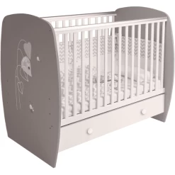 Polini Kids Cuna French 710 Amis Gris-blanco