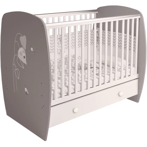 Polini Kids Cuna French 710 Amis Gris-blanco