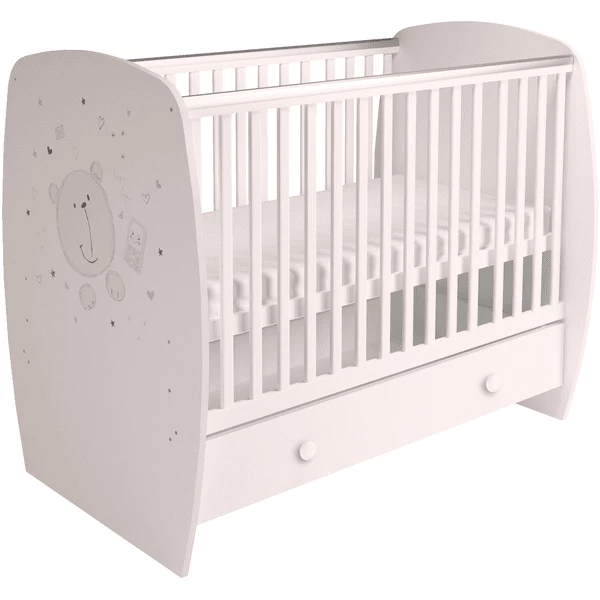 Polini Kids Cuna French 710 Teddy Blanco - Imagen 2