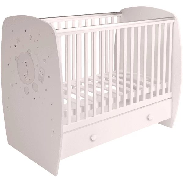 Polini Kids Cuna French 710 Teddy Blanco - Imagen 3