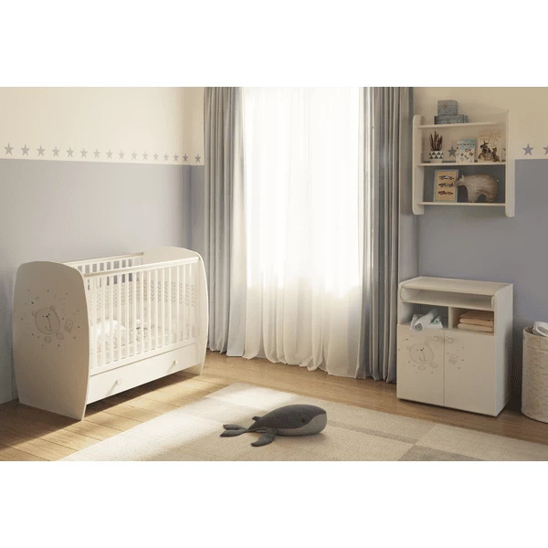 Polini Kids Cuna French 710 Teddy Blanco - Imagen 5