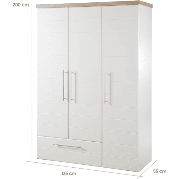 Roba Armario Nele 3 Puertas Blanco - Imagen 5