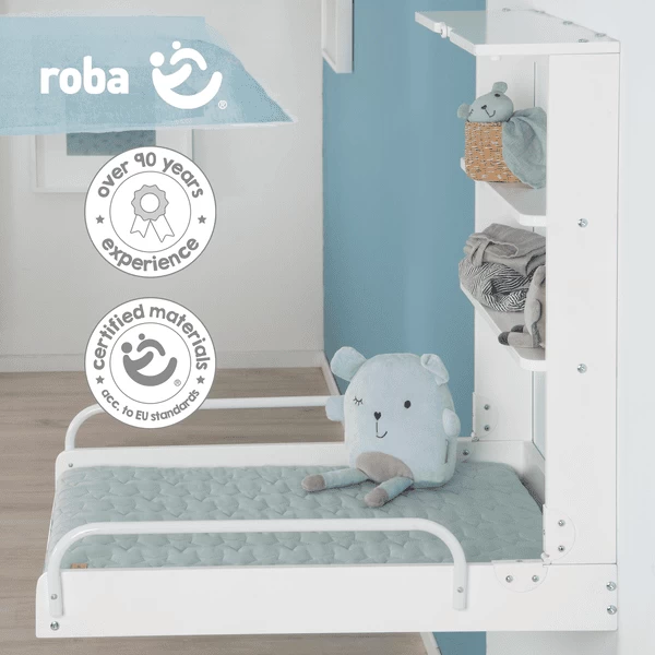 Roba Estantería Cambiante De Pared Con Cambiador Incluido Style Frosty Green Stars - Imagen 3