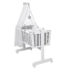 Roba Set Cuna Mecedora Blanco Estrellitas