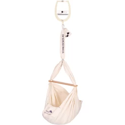 SCHMUSEWOLKE Cuna Colgante Con Soporte Para La Puerta Bio