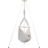 SCHMUSEWOLKE Cuna Colgante Dreamcatcher Warmgrey Con Tipi Blanco