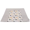 Ullenboom Funda Para Cambiador Waffle Pique Motif Gris Perezoso 75 X 85 Cm